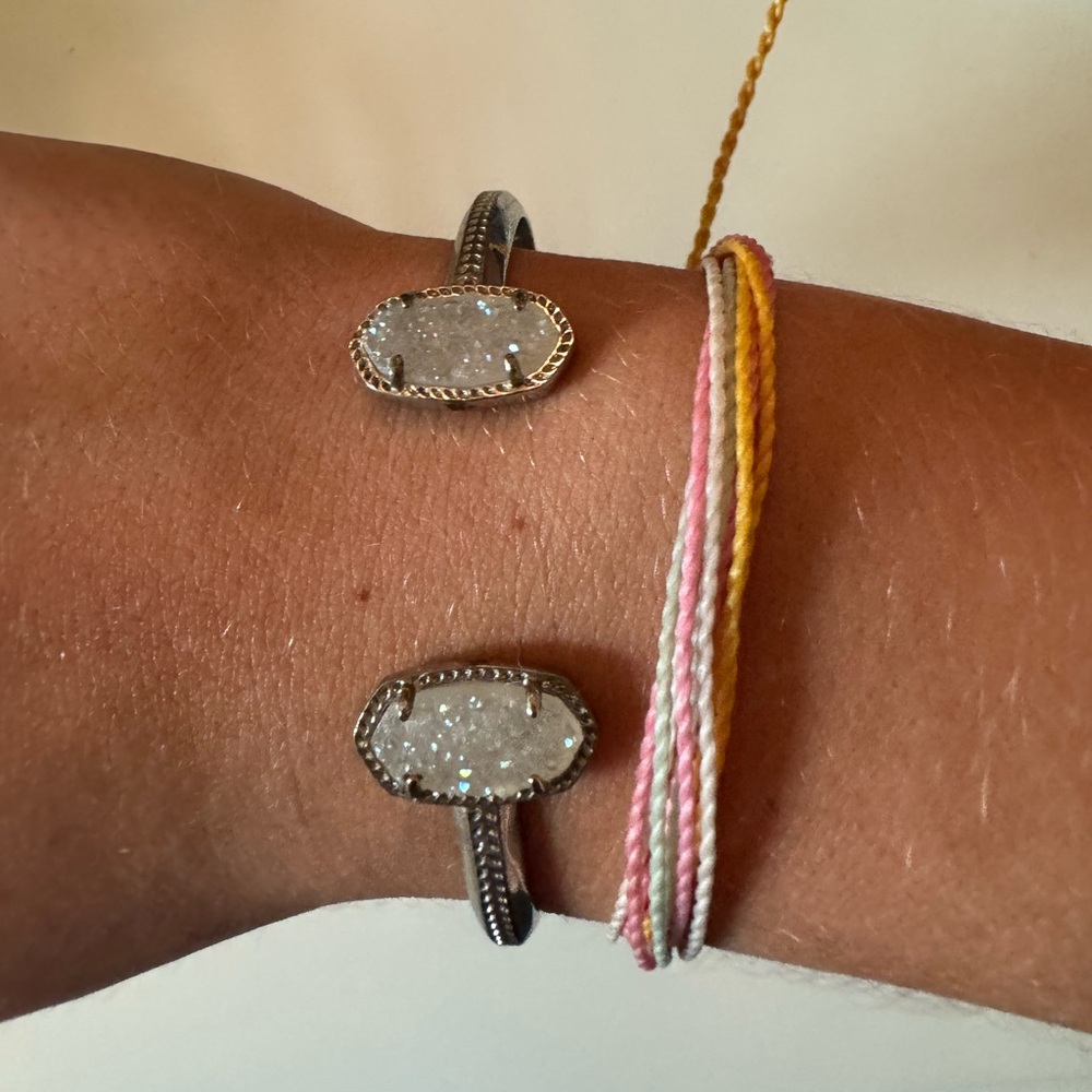 silver diamond kendra bracelet